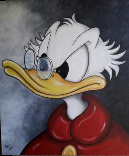 young Scrooge Mc.Duck !   50 x 60 cm