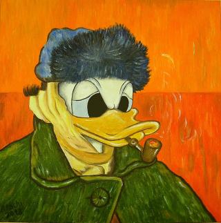 Vincent van Duck   40x40 cm