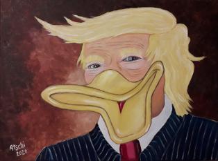 Donald Dumb the Looser  30x40 cm